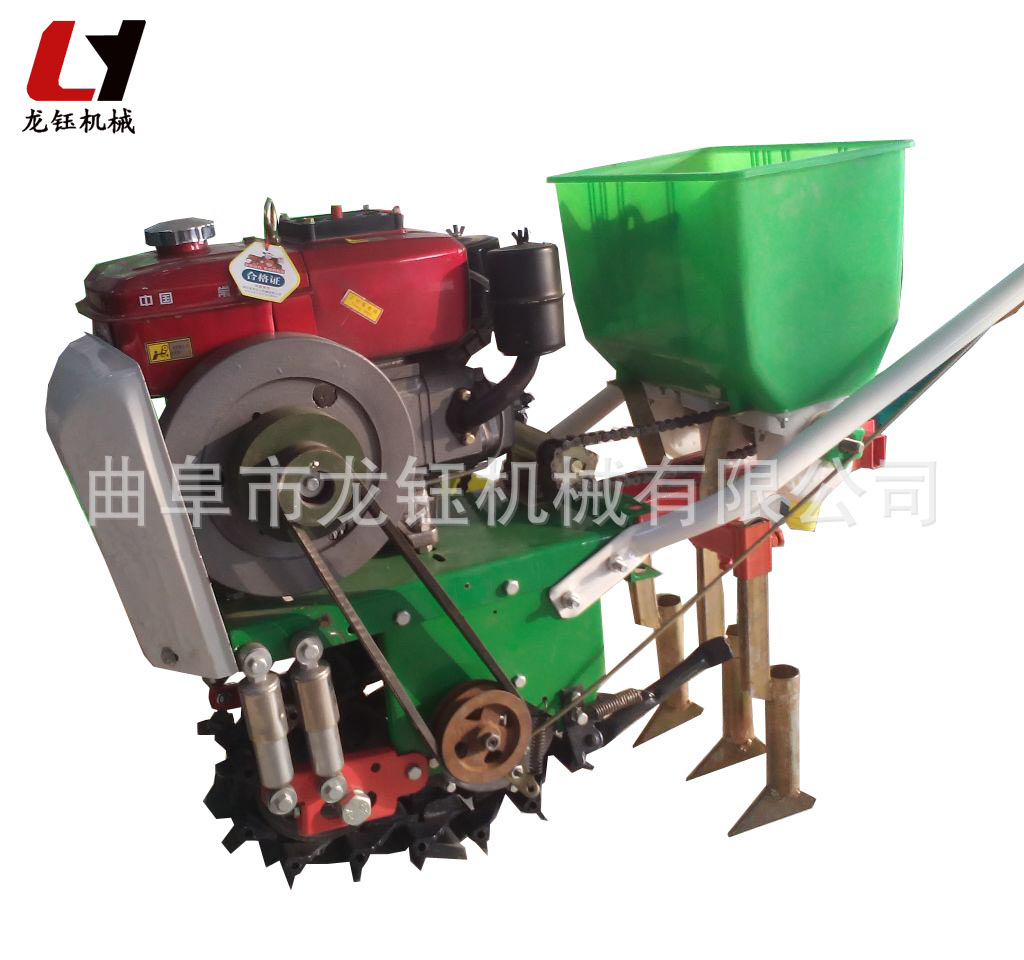 小型大棚蔬菜播种施肥一体机 田间套种玉米粮食播种机 汽油播种机