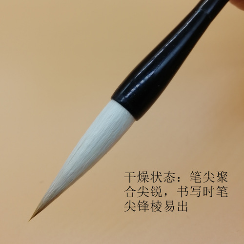 Jianhao Student Beginner Calligraphy Training Institution Jianhao Brush Wolf Hair Goat Hair Large Medium Small Regular Script Brush 