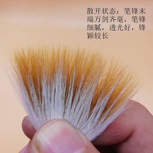 Jianhao Student Beginner Calligraphy Training Institution Jianhao Brush Wolf Hair Goat Hair Large Medium Small Regular Script Brush 