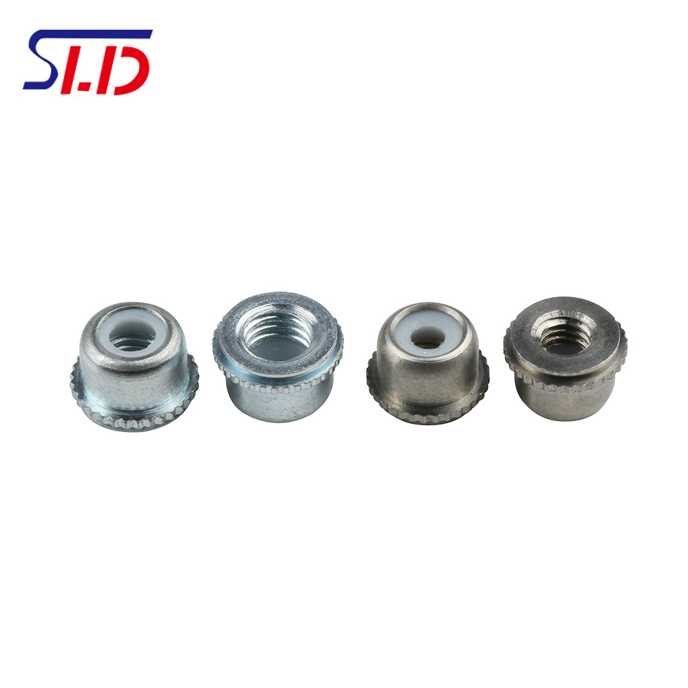 PL镀锌自锁螺母尼龙螺母钣金用螺母不锈钢自锁螺母PLC防松密封