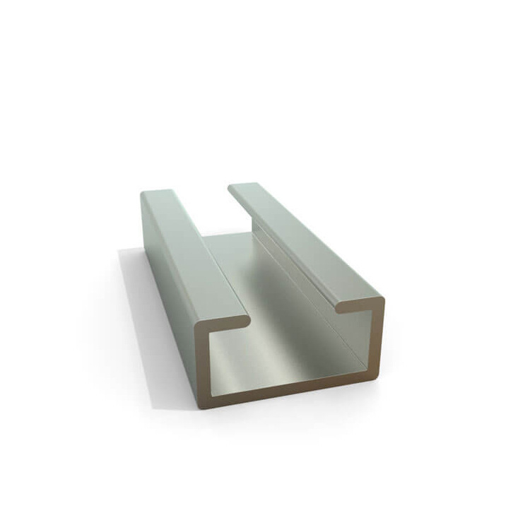 各种规格U型槽 等边不等边U型槽铝型材 6063导轨U型铝型材