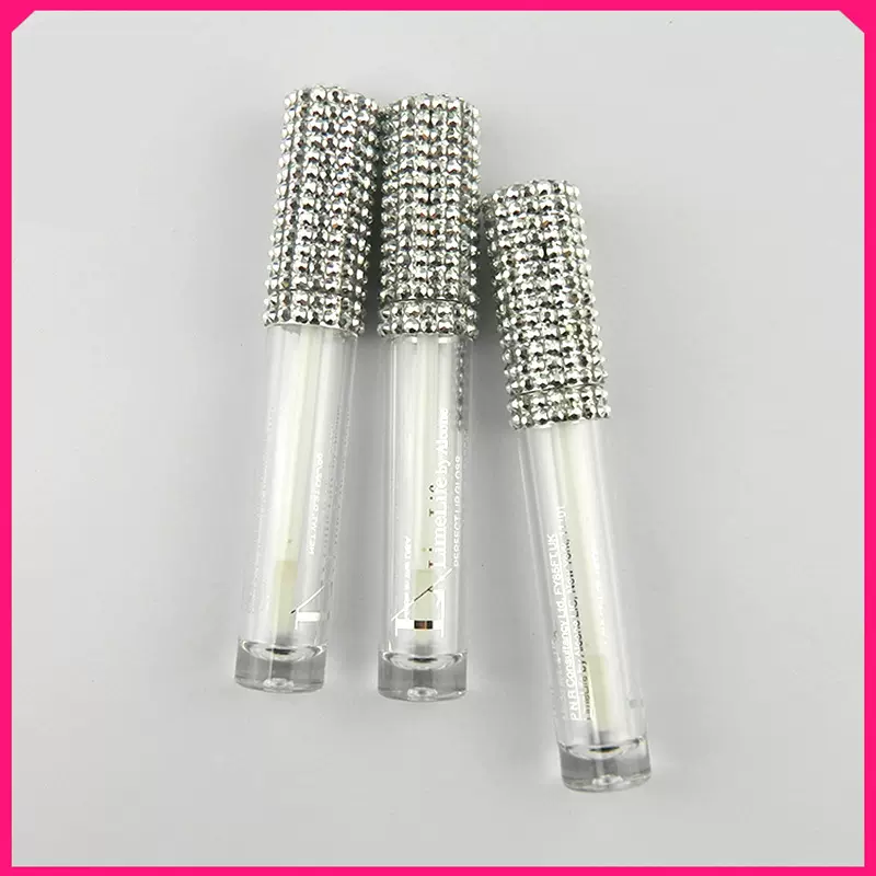 镶钻口红管空管 高端闪钻美妆润唇管化妆工具包材DIY镶钻贴钻加工