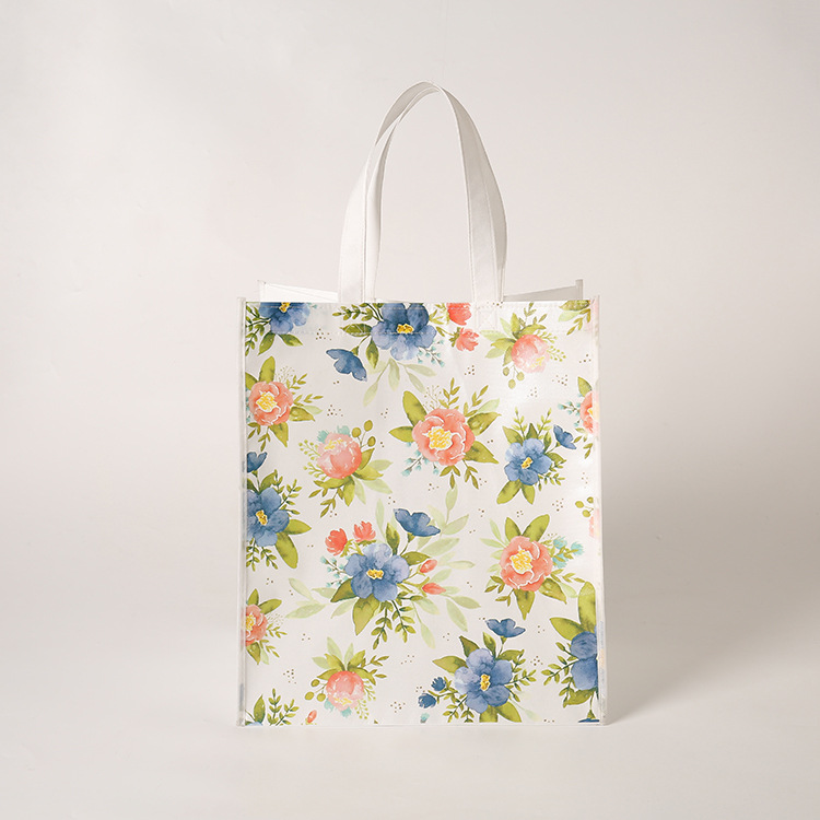 批发礼品袋时尚印花无纺布袋 多规格服装购物环保袋可印LOGO