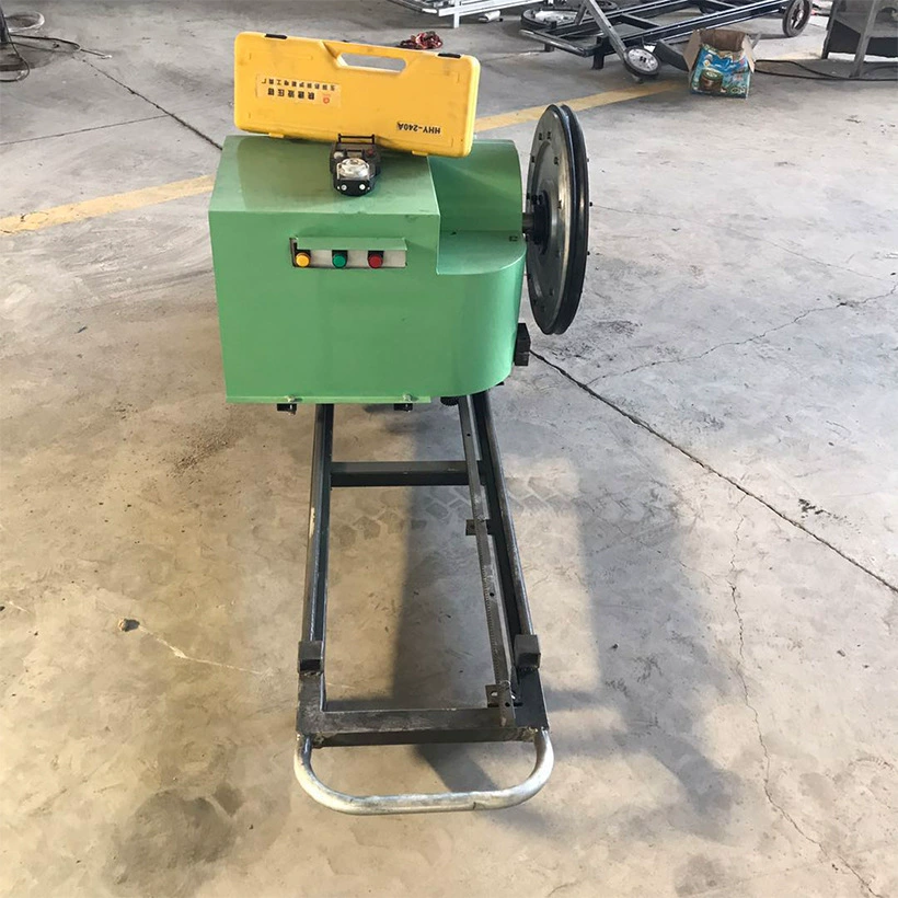 Шаньдун Hanbo Мост Строительство канатной пилы для резки небольшой Канатный пильный станок 18 кВт Электрический Канатный пильный станок с полными моделями