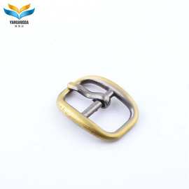 厂家批发箱包服饰鞋类配件 压铸锌合金D形针扣 合金鞋扣针扣