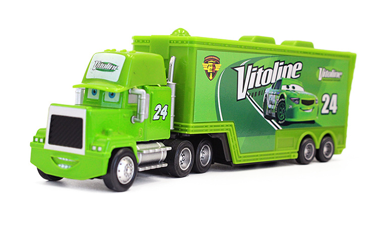 57 modelos de coches de juguete para niños, camiones de contenedor de tío McQueen, modelos de coches de carreras, lotes mixtos transfronterizos.