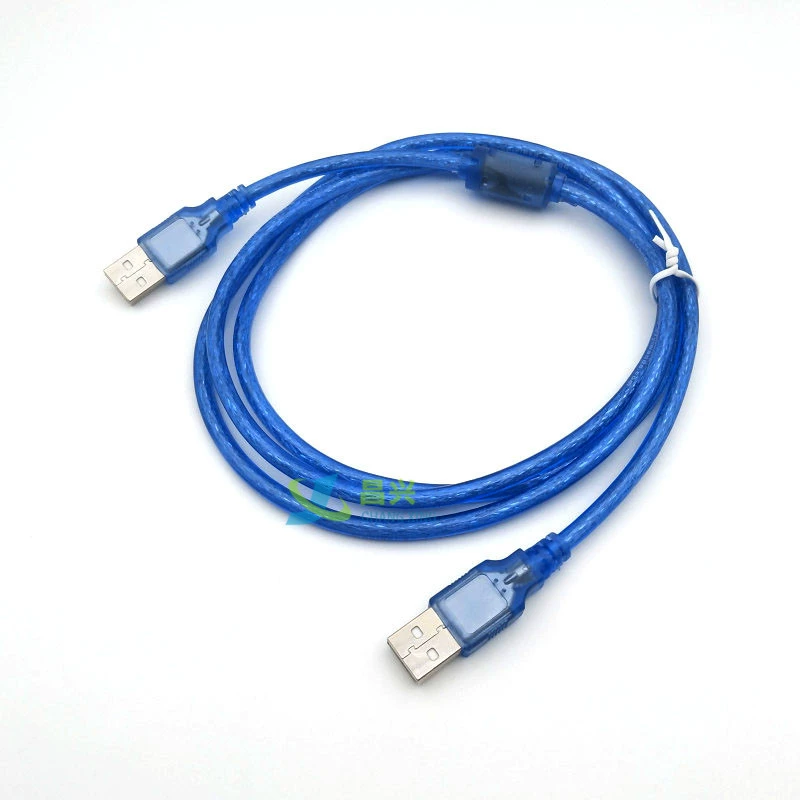 Поставщик-продавец USB-кабель общедоступных данных, пара A, двойная головка, USB-лини, экранированная линейка 2.0, шнур для жесткого диска 0.3 м, и т.д.