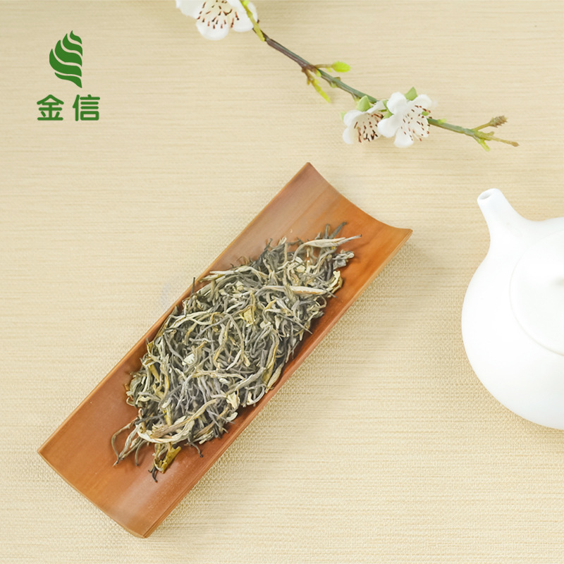 2020新茶 广西横县茉莉花茶叶 茉莉绿茶 直条松针毛尖茶叶