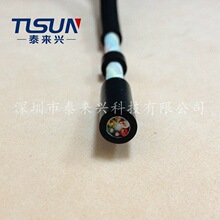 高柔性拖链线缆 6X0.2平方 耐弯折电缆线 耐油电缆 自动化专用线