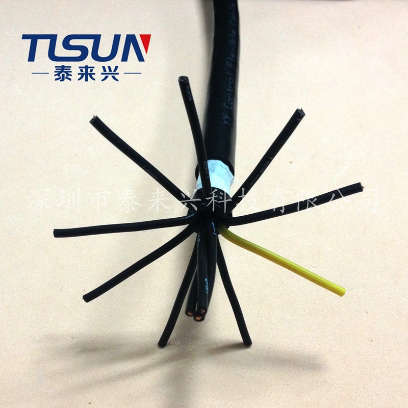 供应数码芯柔性控制电缆 YY 阻燃耐寒线缆 12*1.0平方