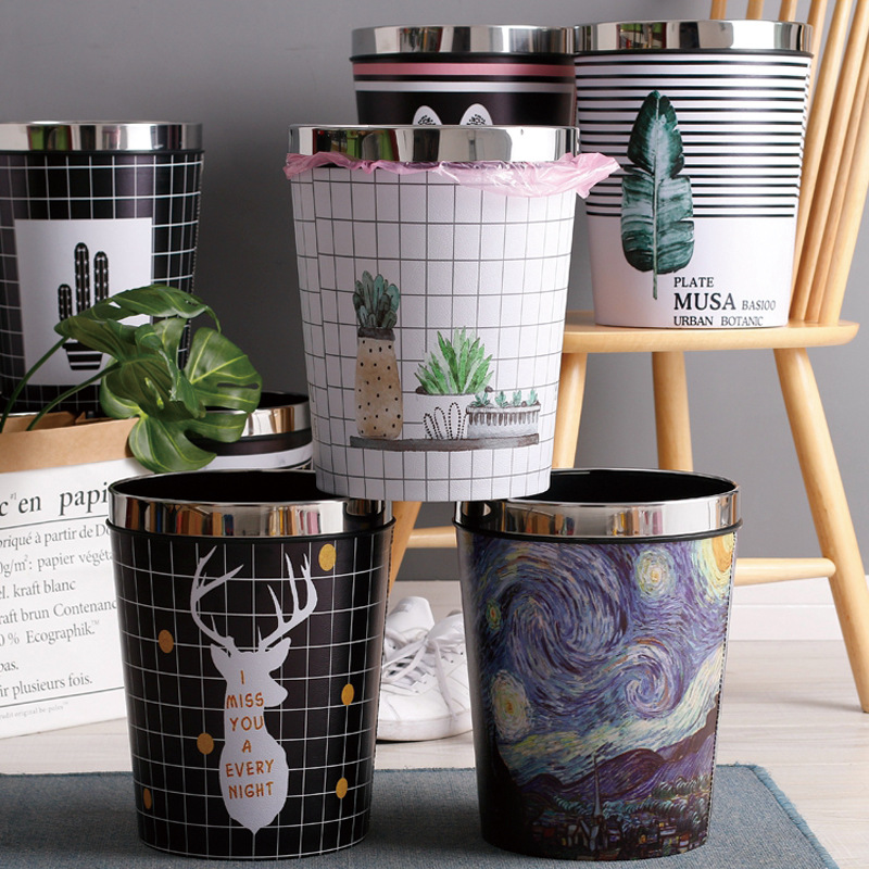 plastic garbage can for home use for living room