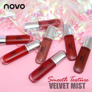 NOVO5234 Cream Ice Cream Velvet Lip Glaze Student Moisturizing Lip Gloss Lip Dye Domestic Beauty Makeup