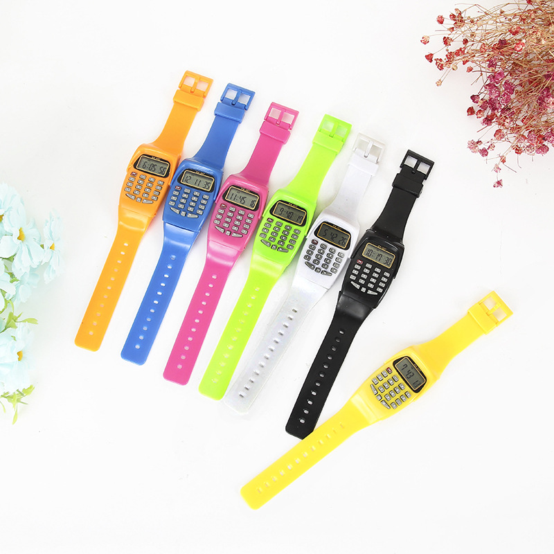 Reloj electrónico para niños calculadora creativa reloj para estudiantes reloj popular Yiwu puesto suministro regalo al por mayor