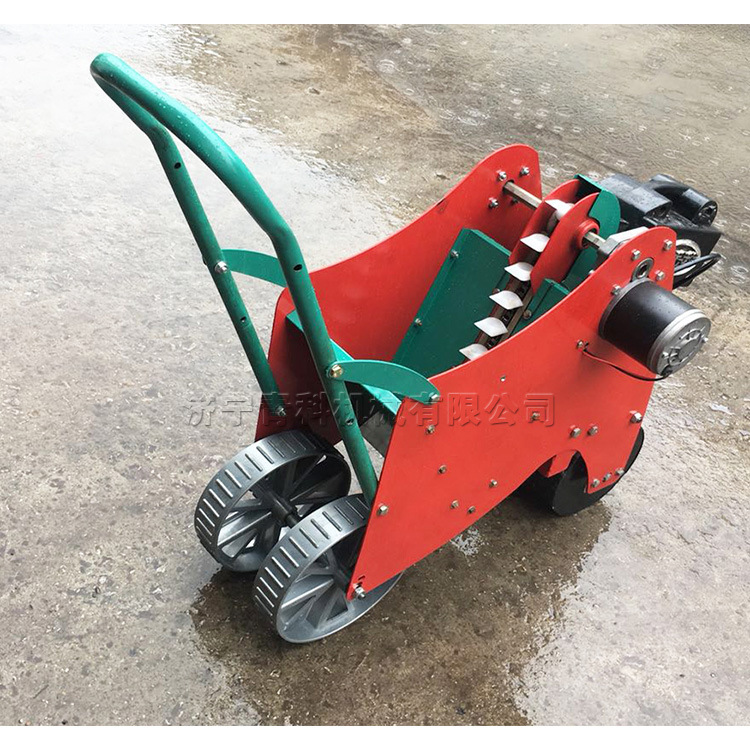 锥形螺旋导种管点种机 机械化播种机 人力手推式大蒜载蒜机