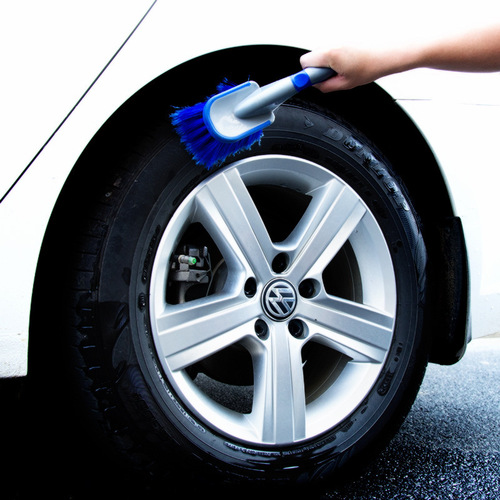 Car wash tool set wheel brush combination household blue tire brush car beauty maintenance cleaning rim brush