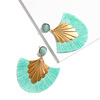 Fashionable earrings, retro accessory, European style