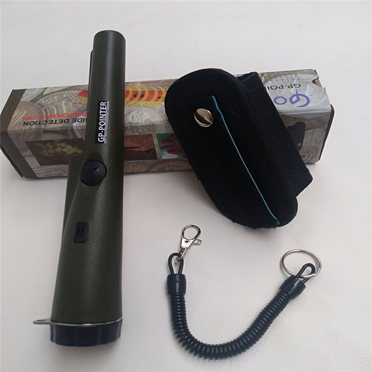 军绿色手持金属探测GP-POINTER携带方便的定位棒探金银铜