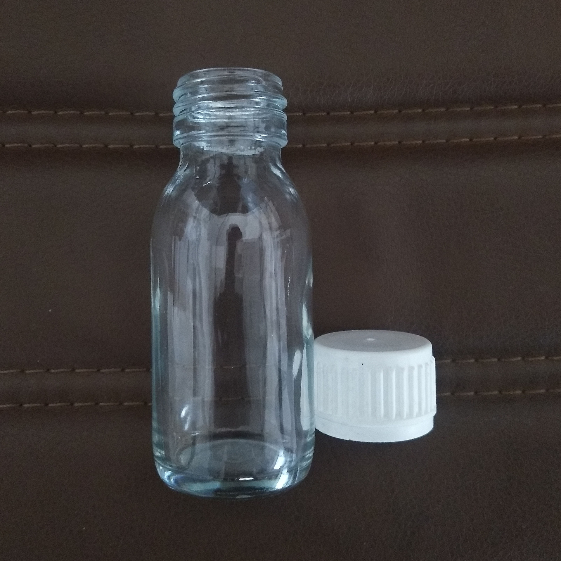 现货玻璃瓶60mml药瓶三七粉瓶虫草瓶大口瓶实验室瓶密封瓶