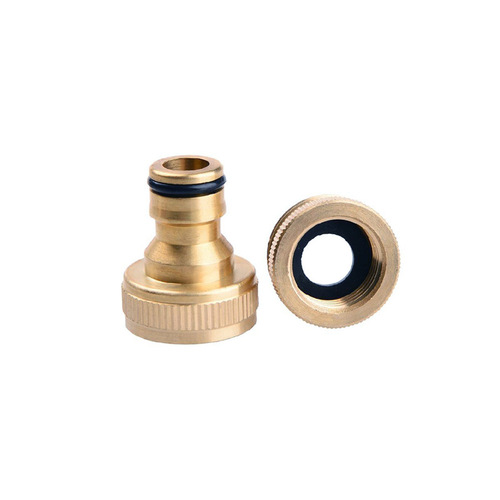 Copper washing machine connector standard connector car wash water gun water pipe connector 4 points 6 points conversion connector faucet connector