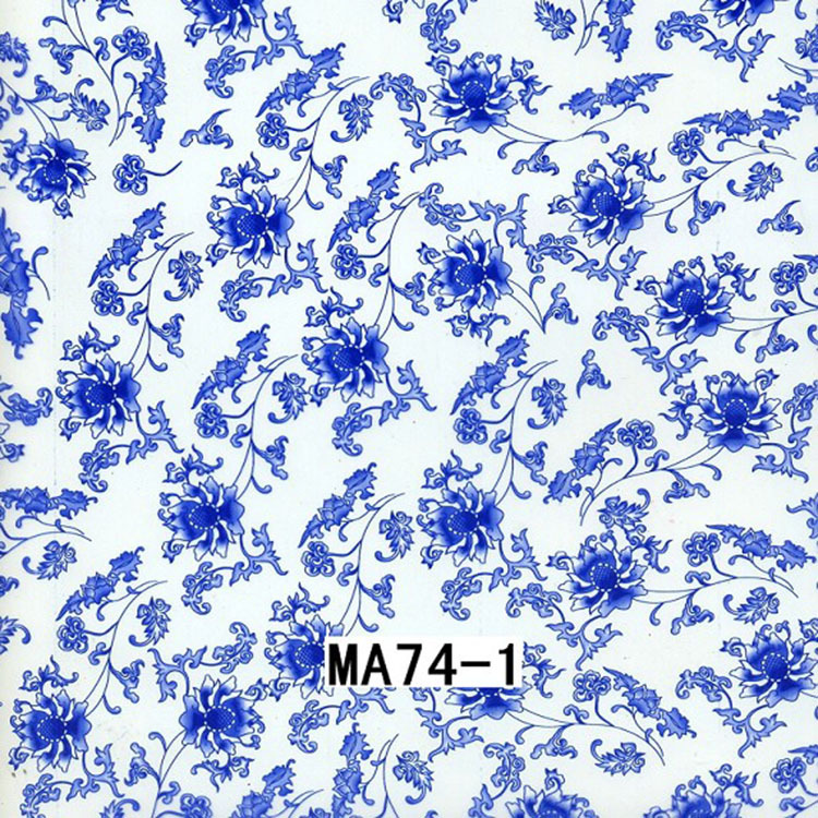 厂家直销水转印膜  青花瓷水转印膜纸  花纹清晰拉力强出货快