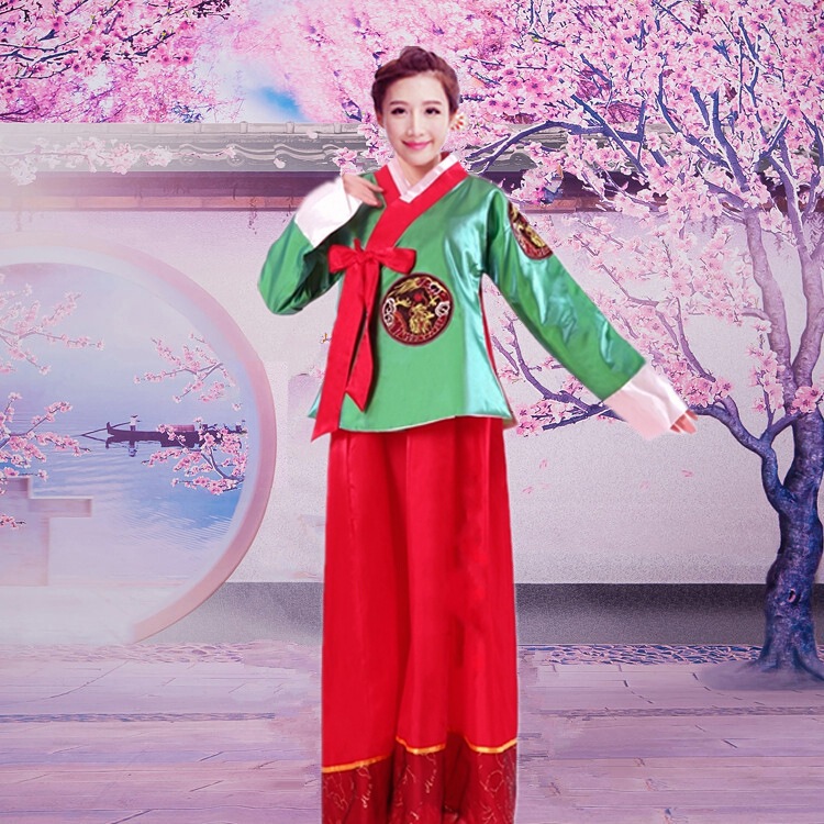 New women's adult Korean costume traditional Korean costume women's court dress Korean dance performance costume