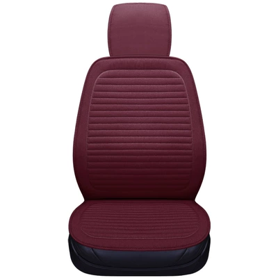 Seat cushion, seat cover linen seat cushion four - single-wine-red