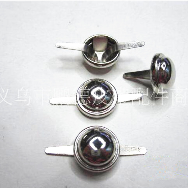 供应各种箱包配件 两脚钉 铁圆头脚钉18MM  规格齐全