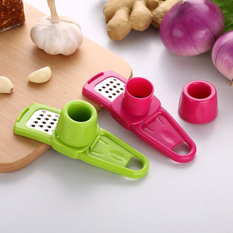 Multifunctional Garlic Grinder, ABS/PP Body with 410 Stainless Steel Blade, Compact
