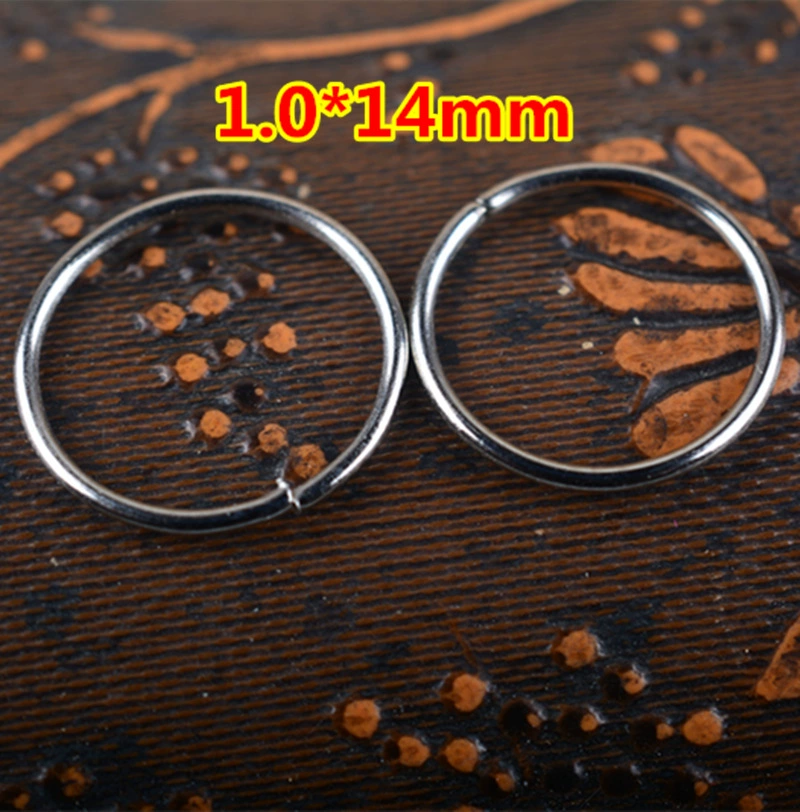Factory wholesale multi -specification small iron ring small iron ring opening/closed ring DIY jewelry accessories accessories