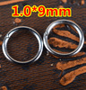 Factory wholesale multi -specification small iron ring small iron ring opening/closed ring DIY jewelry accessories accessories