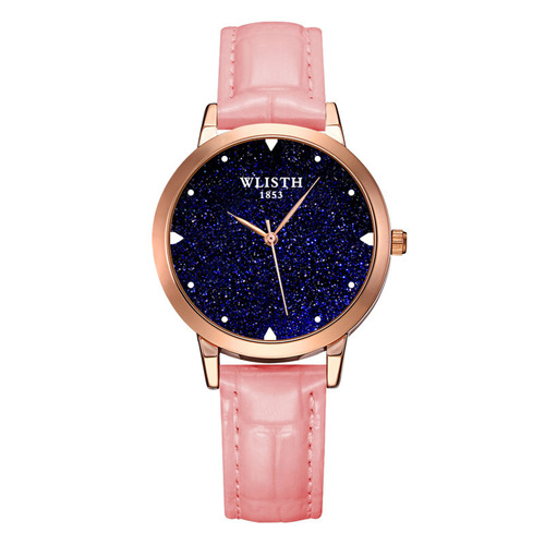 Women's Starry Sky Watch, Fashionable New Model, Same as Korean Version, Waterproof Women's Student Watch, Wholesale and Dropshipping