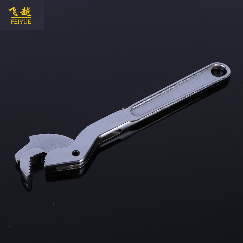 自锁多功能万用扳手 铬钒钢活动扳手 汽车维修大扭矩公制扳手