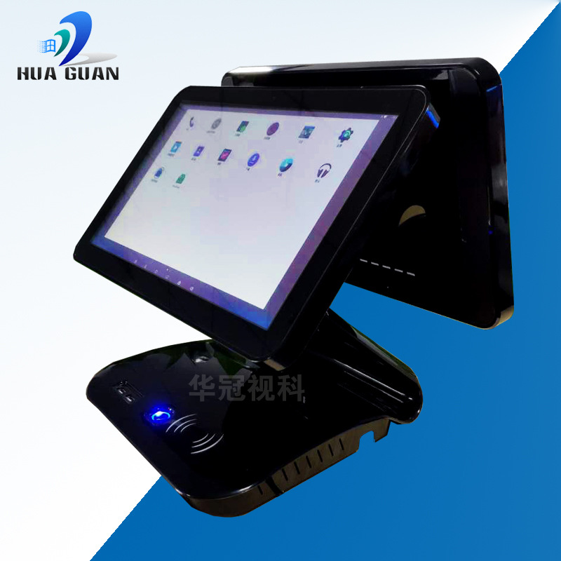 15.6寸双屏访客机人证比对一体机终端机人脸识别一体机显示器