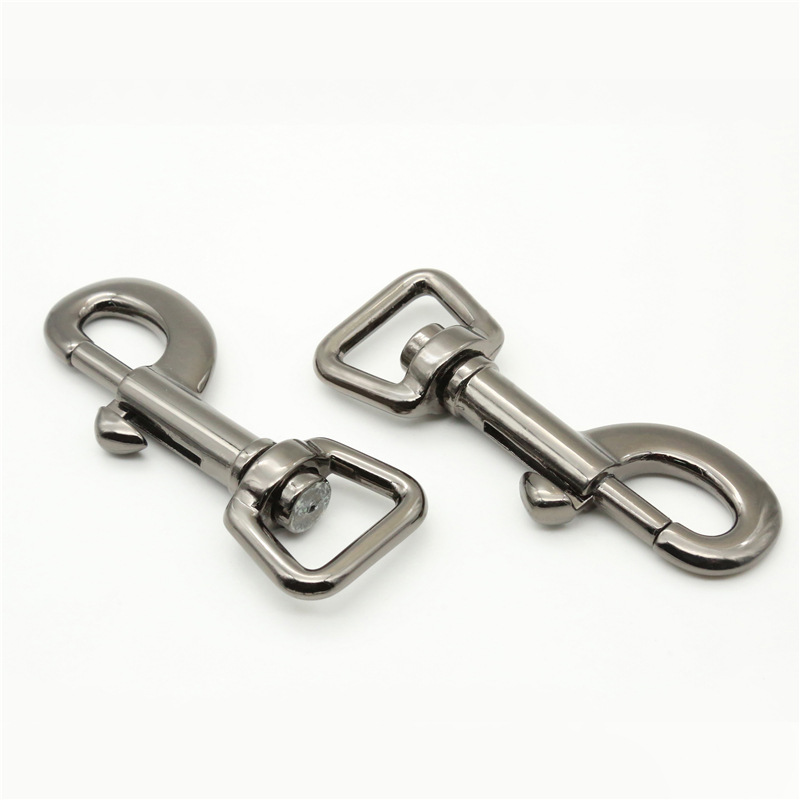 宠物牵引绳五金配件狗扣 加厚钩扣 金属挂勾扣 合金三角狗扣