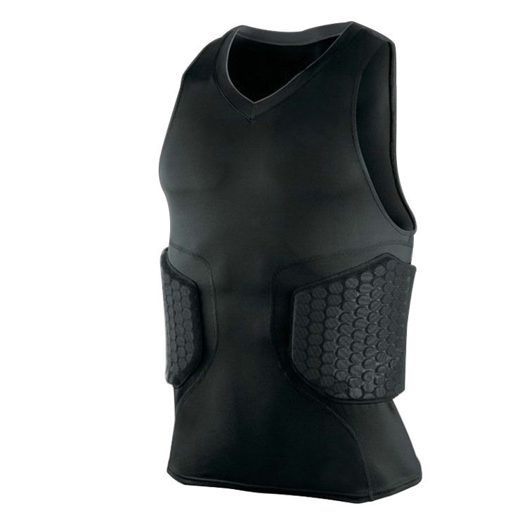 Ski equipment honeycomb anti-collision vest clothes basket football sports plus breathable body protection armor waist support wholesale