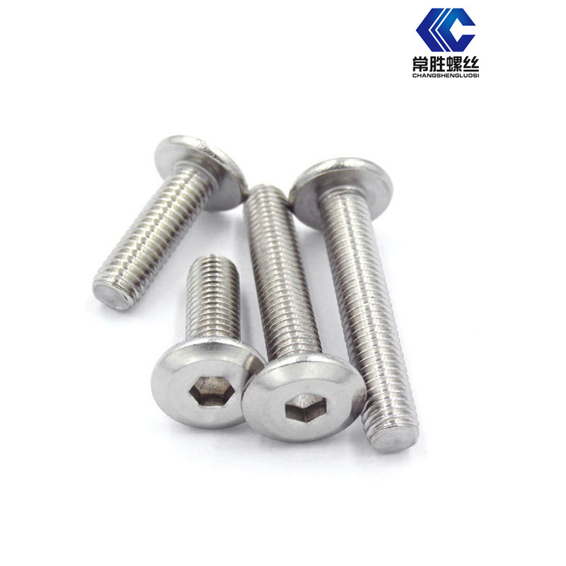 White Zinc Countersunk Hexagon Socket Screws Flat Head Hexagon Socket Bolts Wholesale Furniture Screws Connection M4-M10