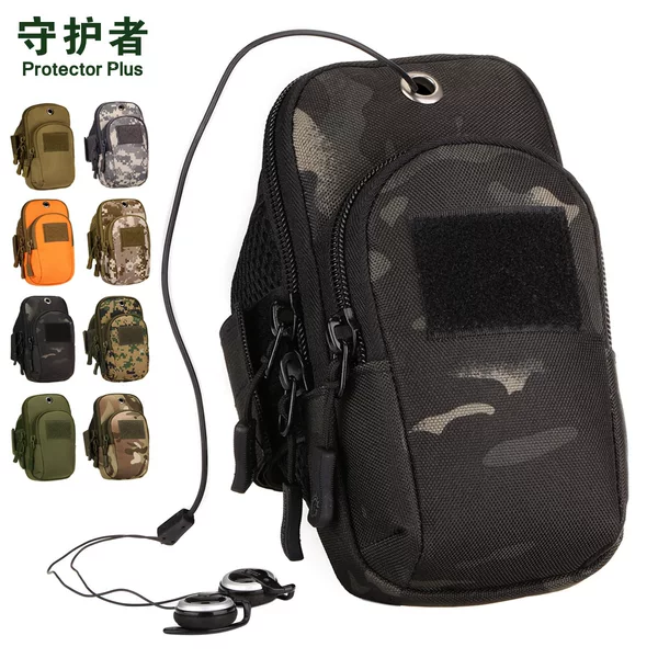 A019-Large Arm Bag Running Equipment Arm Bag Fitness Mobile Phone Bag Tactical Wrist Bag Outdoor Sports Arm Bag