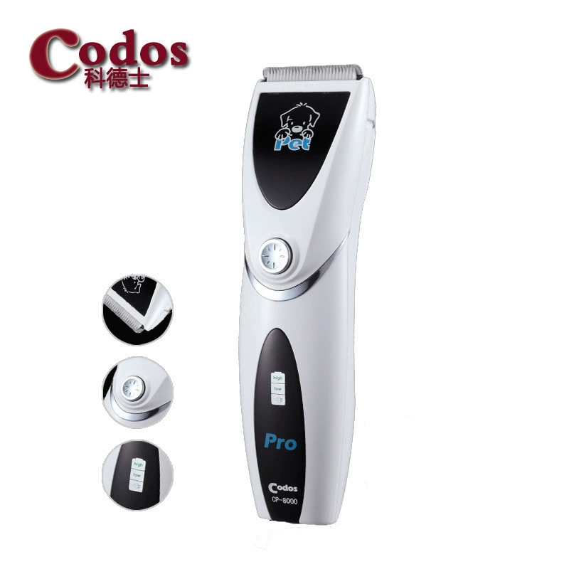 Собачий бритвенный питомец электрический толчок для стрижки волос собаки электрический толкатель кодец CP-8000 электрический толкатель для зарядки
