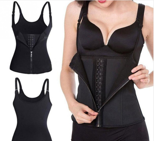 Tummy Control Belt Palace Zipper Shapewear Wholesale Three-breasted Girdle Adjustable Corset Shapewear