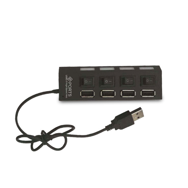 Wholesale 4-port high-speed usb2.0 splitter hub hub expansion port computer conversion usbHUB hot sale Wholesale 4-port high-speed usb2.0 splitter hub hub expansion port computer conversion usbHUB hot sale
