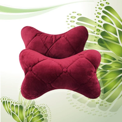 headrest side pillow protective pillow – Headrest - wine-red-a-pair-of