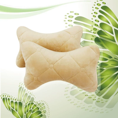 Headrest – accessories - beige-a-pair-of