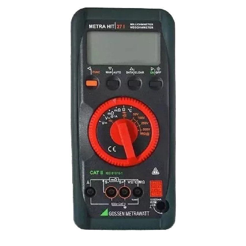 德国GMC-I绝缘电阻测试仪毫欧表微欧表微欧计万用表METRAHIT27I