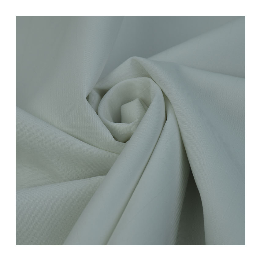 C/T 涤棉斜纹加防静电丝 防静电衬衣布 ct斜纹30支 白色衬衣面料