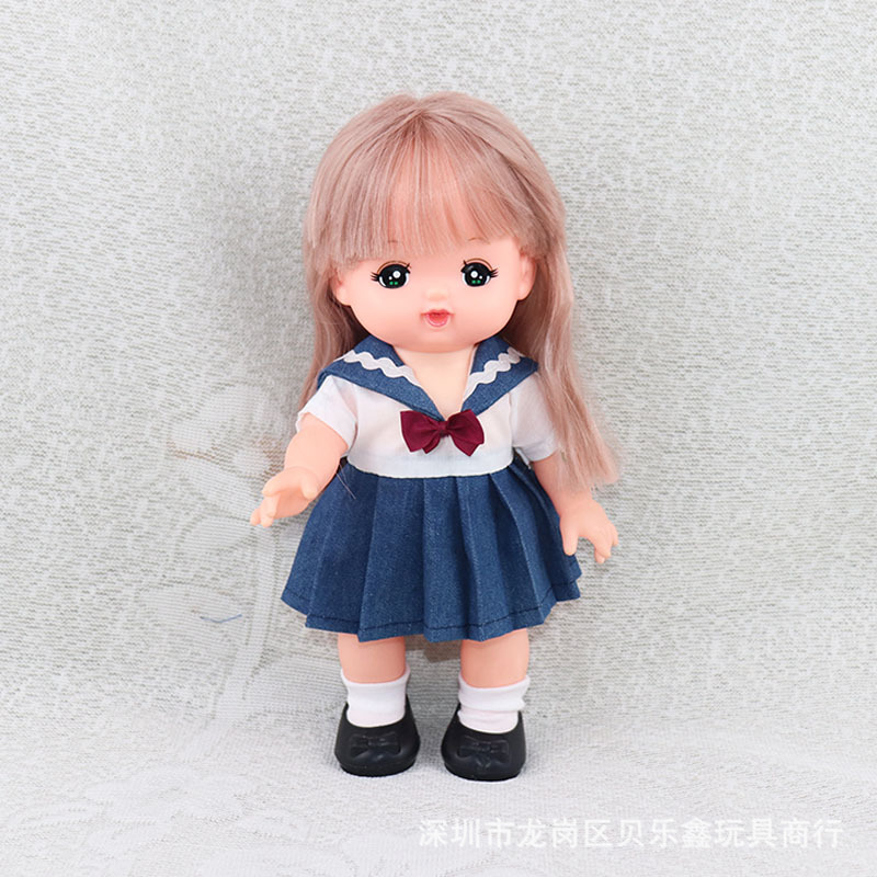 米露の子供の小さい美楽の服の部品の百倍のスカートの学生服のセーラー服の女の子のままごとのおもちゃの工場は決まります。