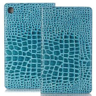 Suitable for Huawei M5 8.4 inch crocodile pattern flip card holder flat leather case Huawei M3 T3 protective case