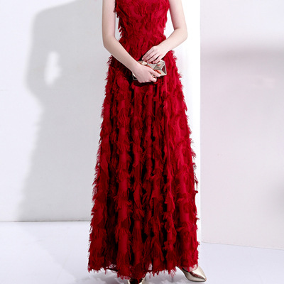 Vestido 2026, Nuevo Estilo, Elegante y Distinguido, Vestido de Noche Blanco para Presentadora de Pasarela, Vestido de Fiesta para Socialité, Estiliza la Figura image 9