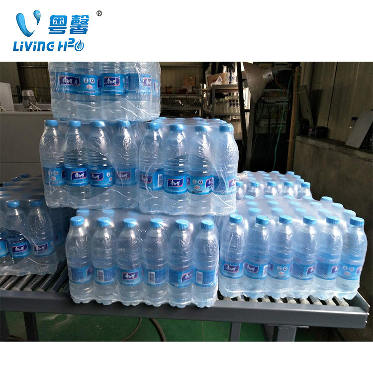 瓶装水集中包裹生产线 PE收缩膜包装机 全自动热收缩膜包装机