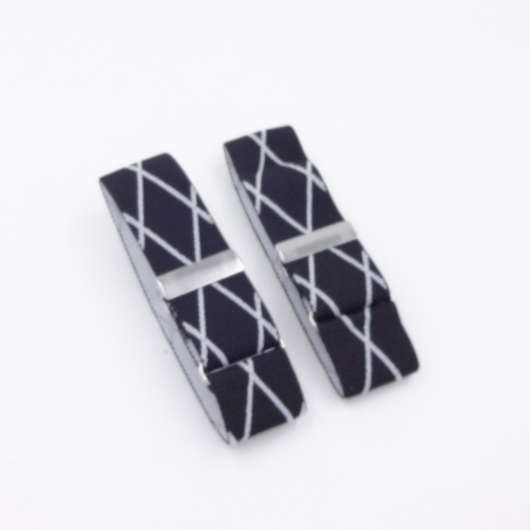 Black bottom white rhombus line
