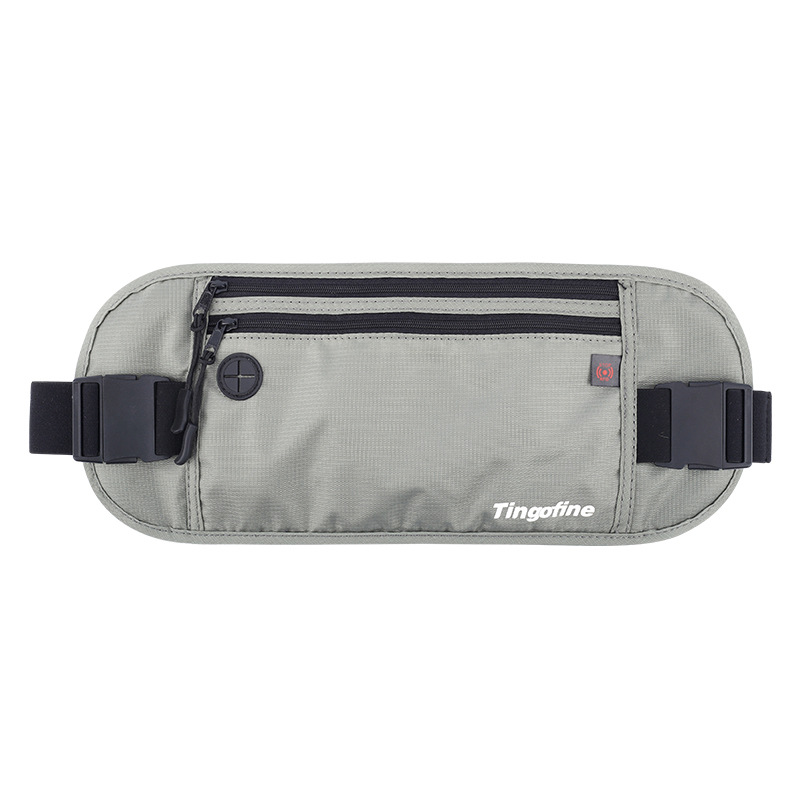 Weiqiang al aire libre antirrobo invisible teléfono móvil bolso de la cintura bolsa de pasaporte multifuncional bolsa de identificación deportes corriendo bolsa de cuerpo